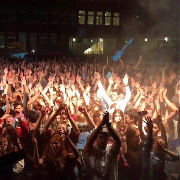 Stimmung auf dem JuWi-Fest in Münster