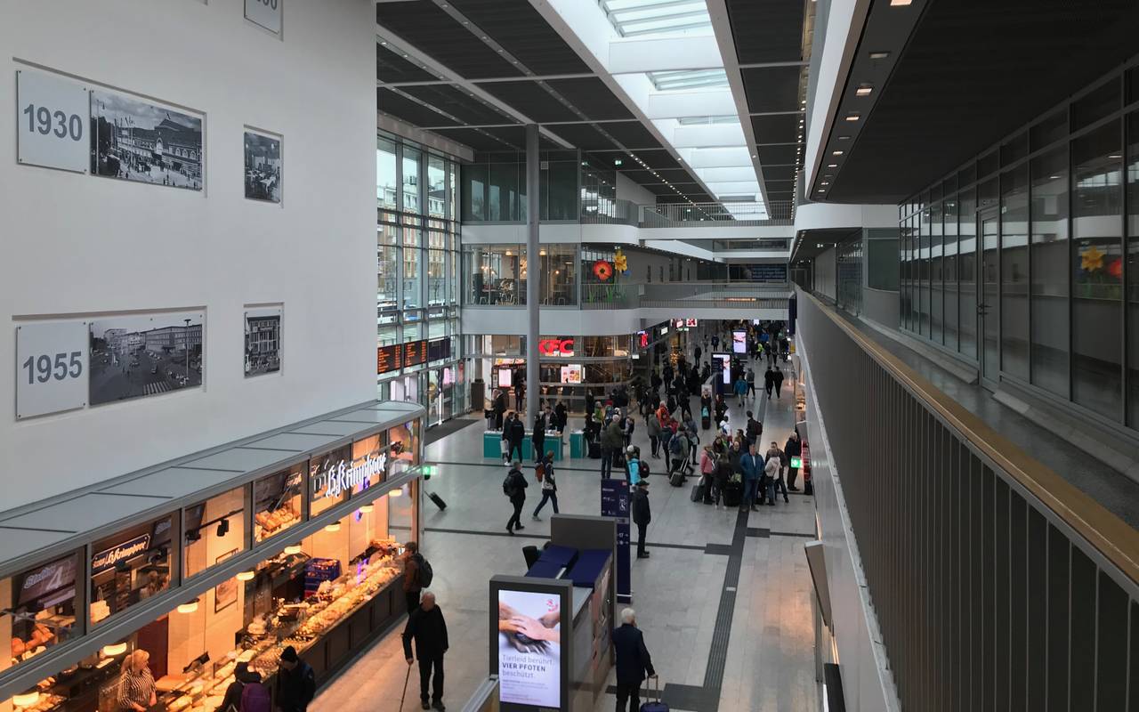 Der Hauptbahnhof von Münster - Innenansicht