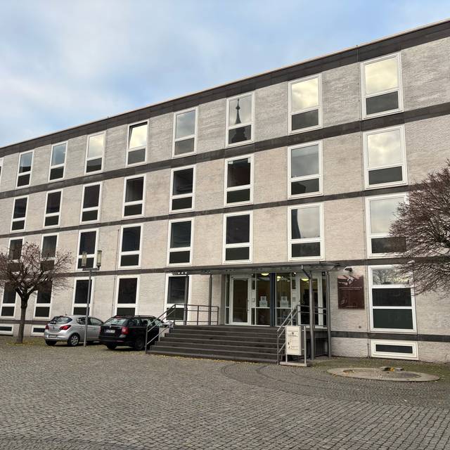 Das Gebäude des Oberverwaltungsgerichtes in Münster von außen.