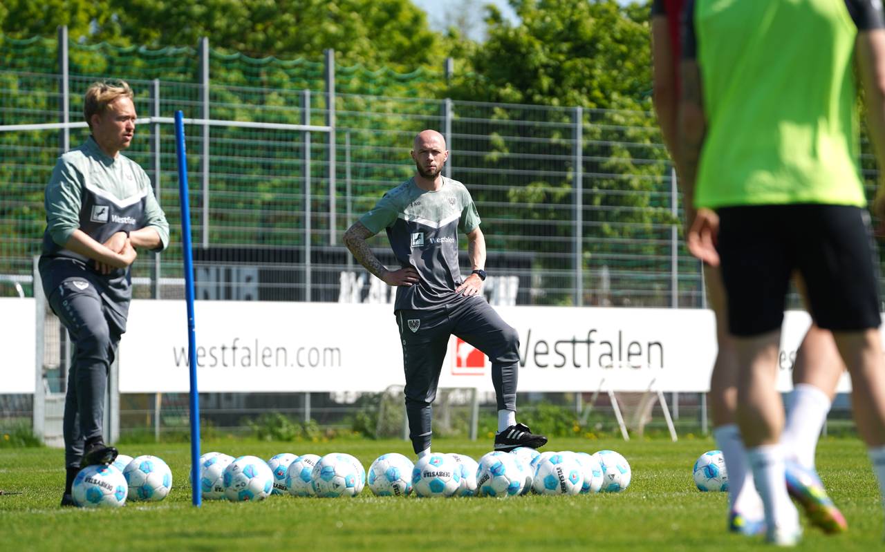 Fußballer auf dem Platz