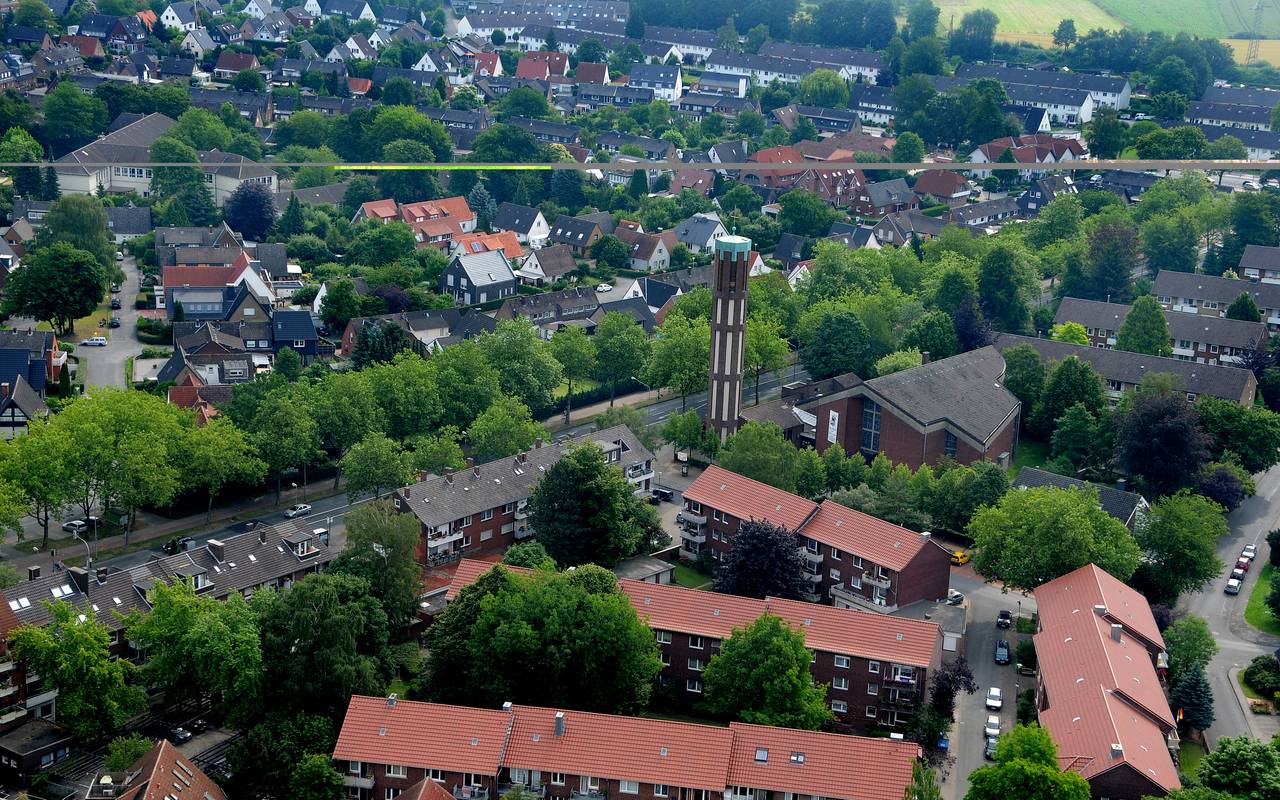 Luftaufnahme von Münster.