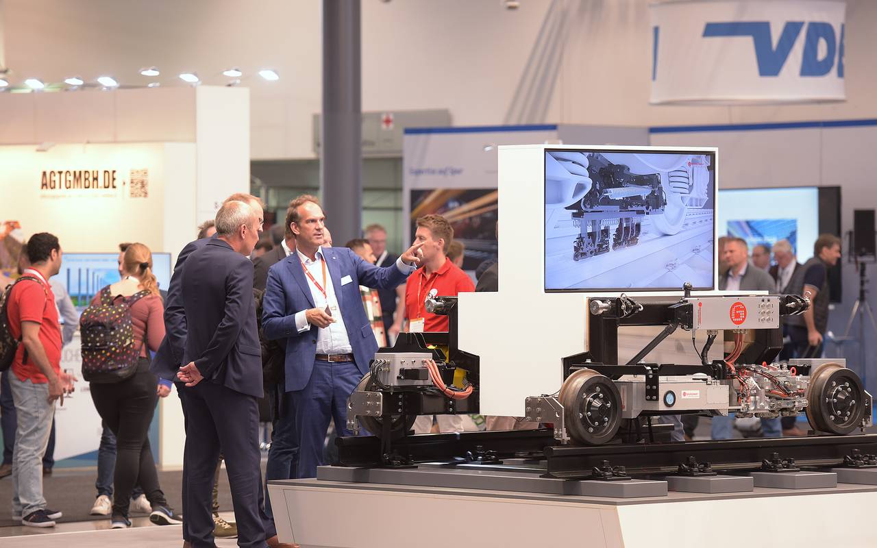 Fachbesucher im MCC Halle Münsterland.