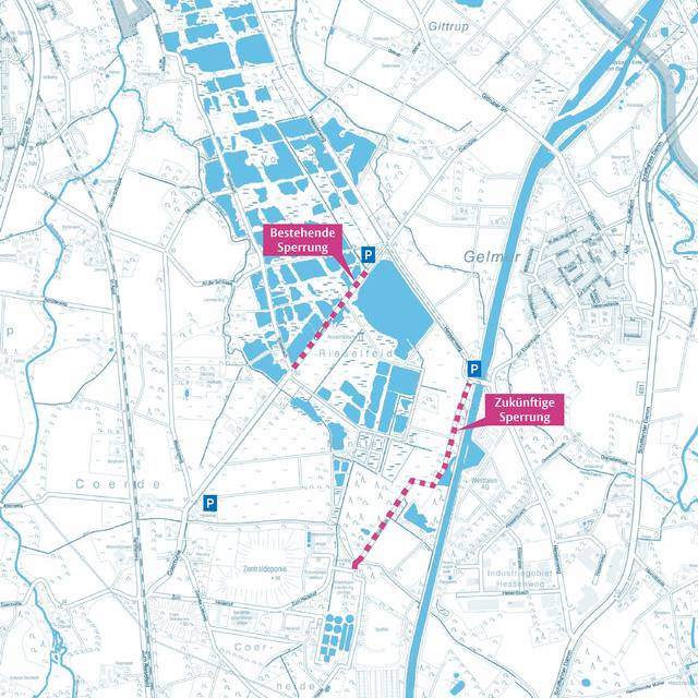 Kartenausschnitt Sprakel/Gelmer