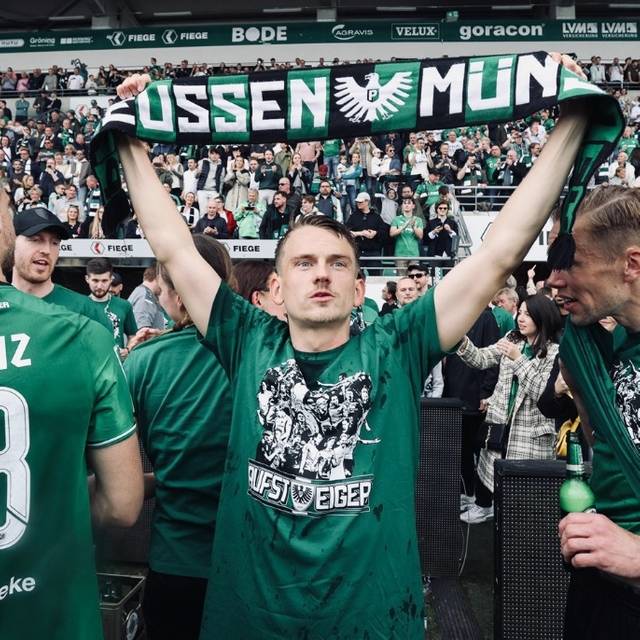 Jubelnde Fußballer