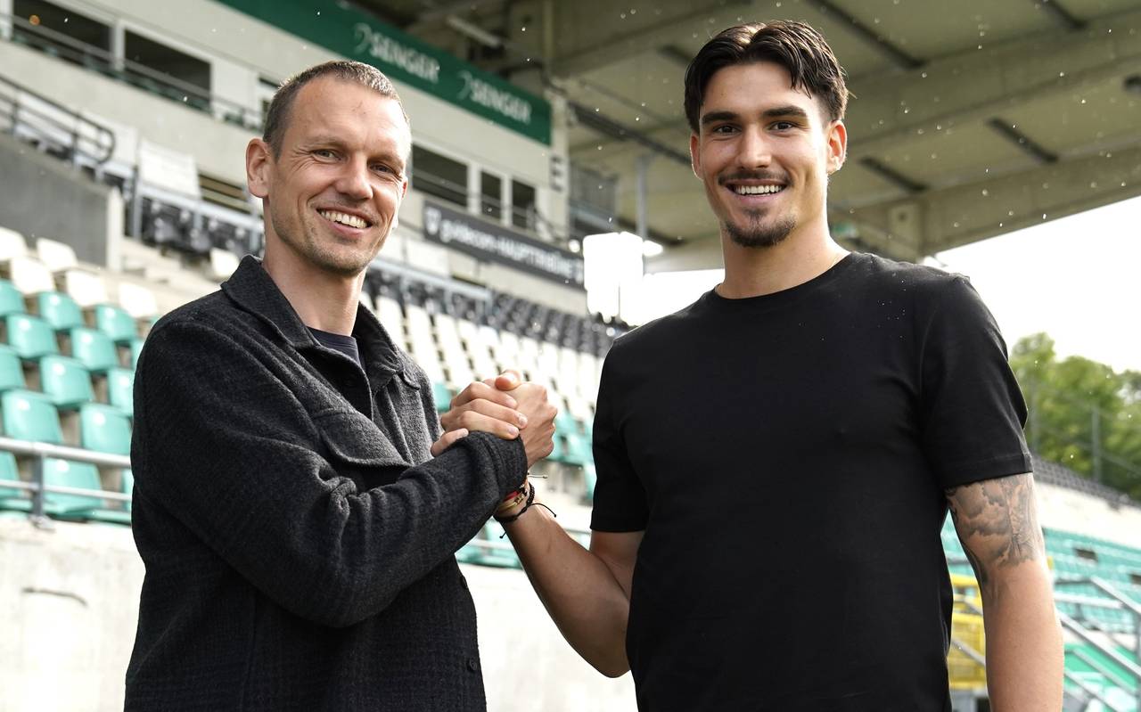 Geschäftsführer Ole Kittner und Neuzugang Antonio Tikvic.