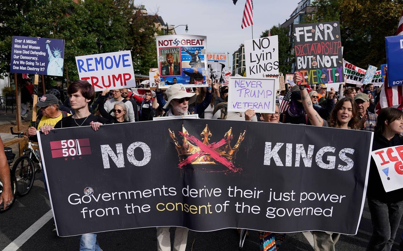 Washington - Demonstrationen «No Kings» gegen US-Präsident Trump