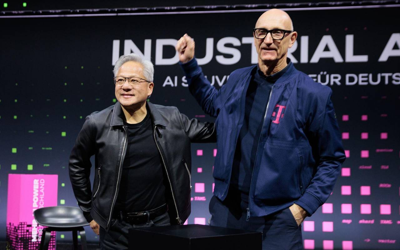 Telekom und Nvidia stellen KI-Fabrik vor
