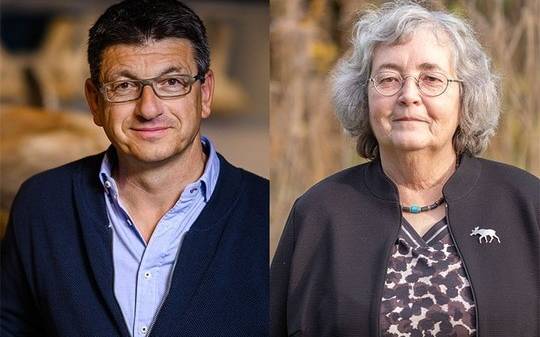 Die Preisträger des Heinz Sielmann Ehrenpreises 2025: Prof. Dr. Matthias Glaubrecht und Dr. Margret Bunzel-Drüke.