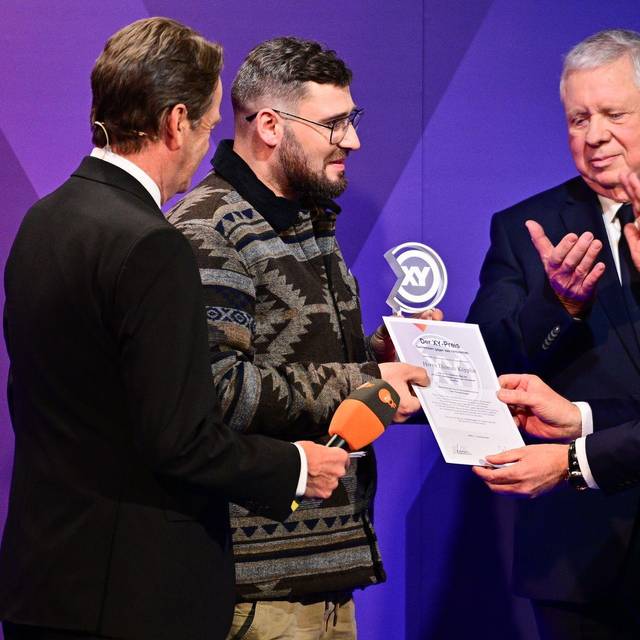 Verleihung des XY-Preises für Zivilcourage