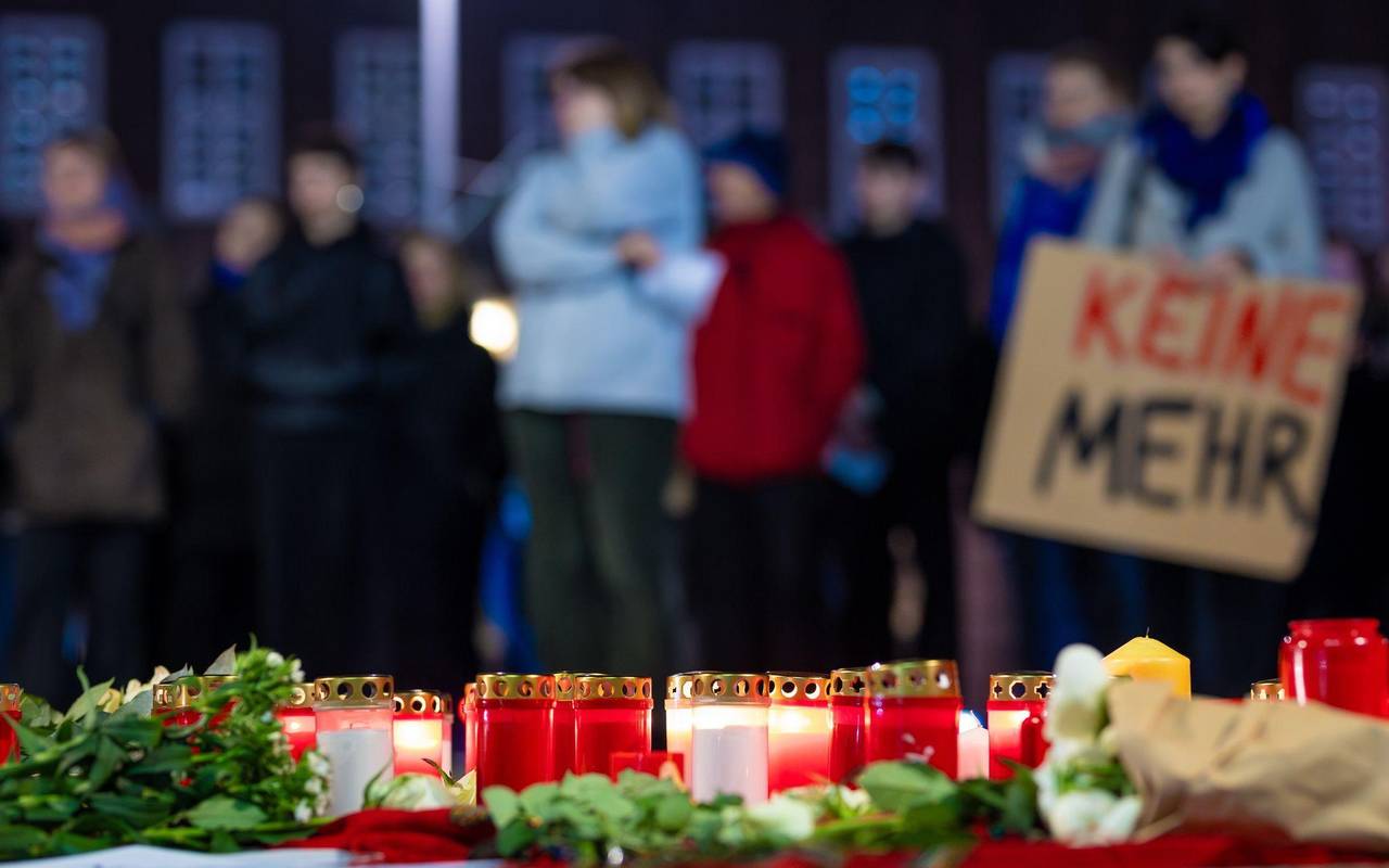 Demonstration gegen Femizide