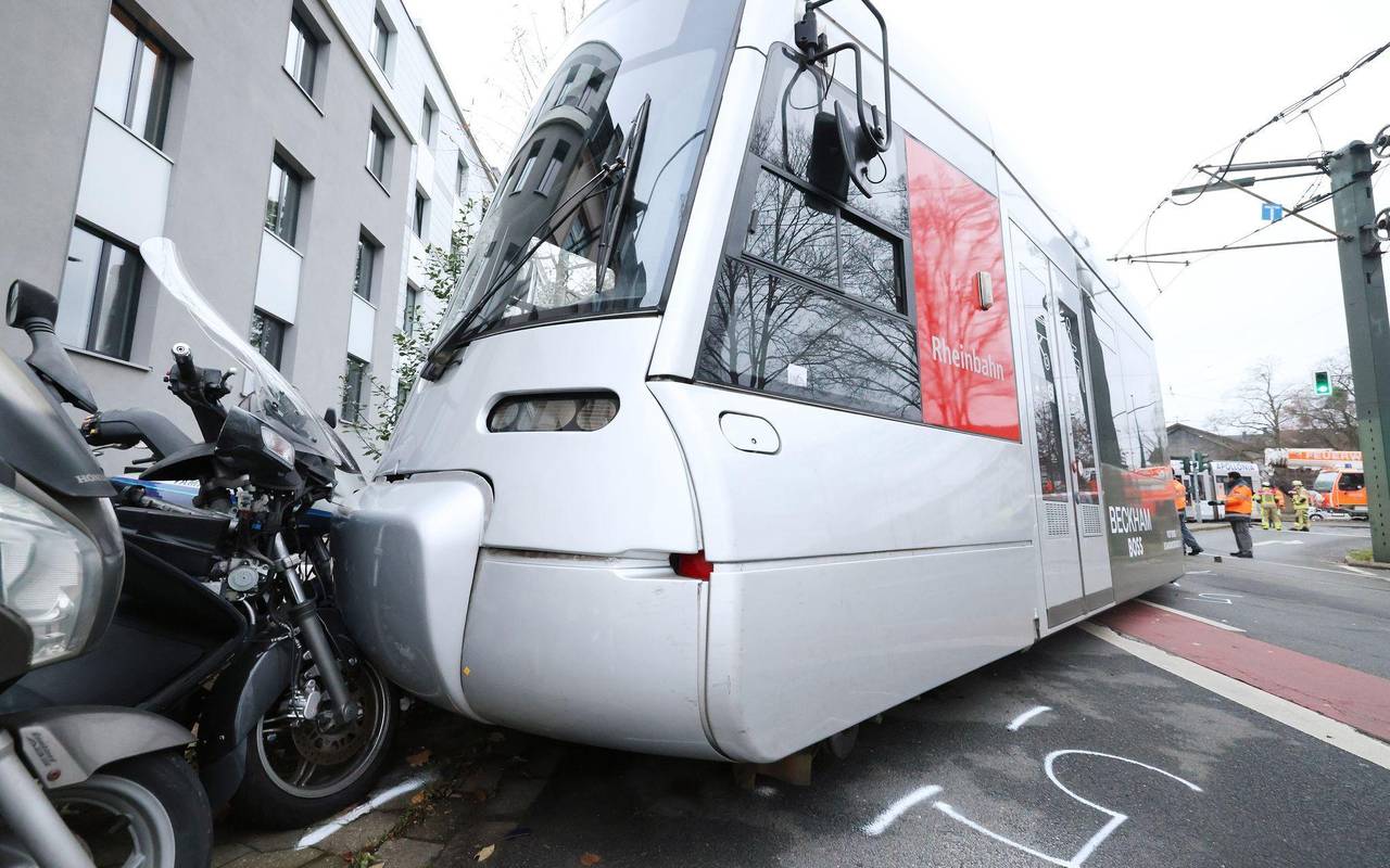 Straßenbahnunfall in Düsseldorf