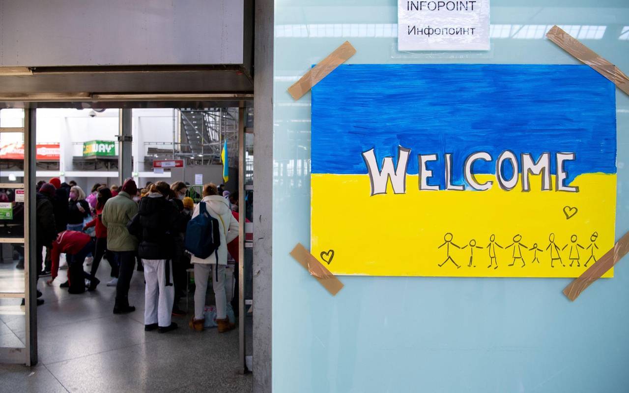 Ukrainische Flüchtlinge in München