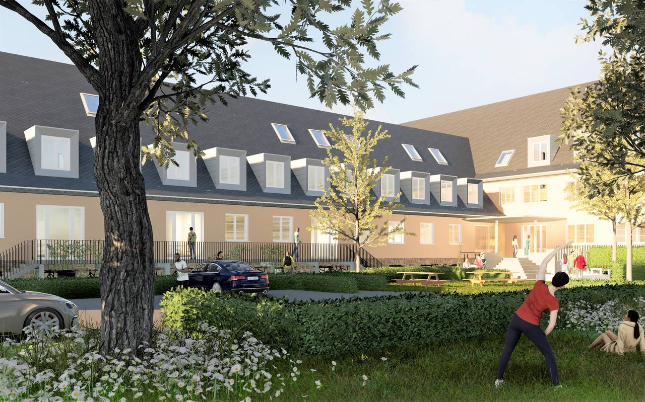 Blick auf einen Teil des künftigen "OX Camps".