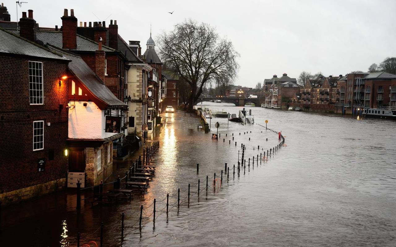 Überschwemmungen in York