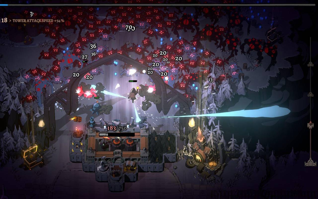 Screenshot vom Spiel «Monsters are Coming! Rock & Road»