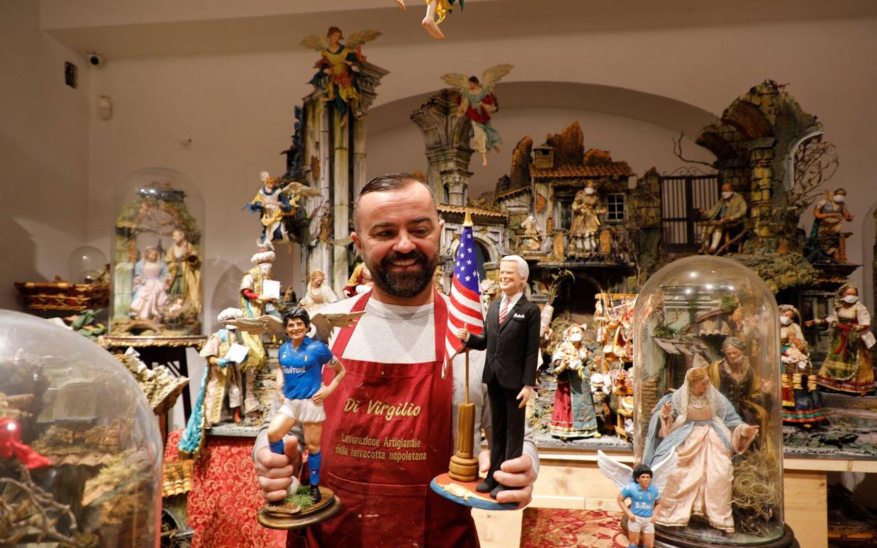 Kuriose Krippenfiguren in Italien