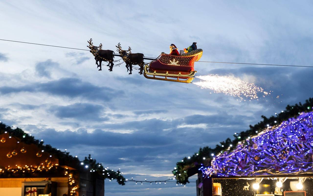 Flugradare sollen Schlitten des Weihnachtsmannes geortet haben