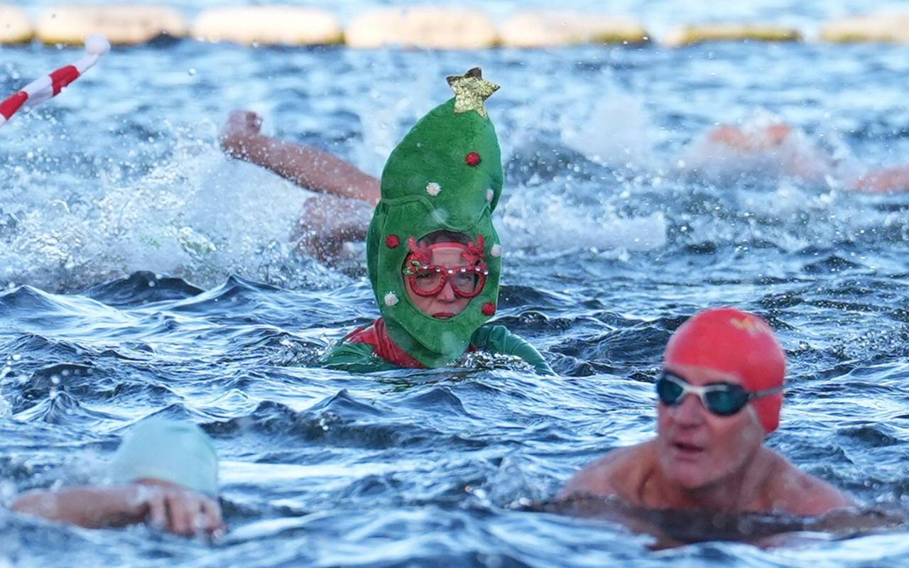 Weihnachtsbaden in London