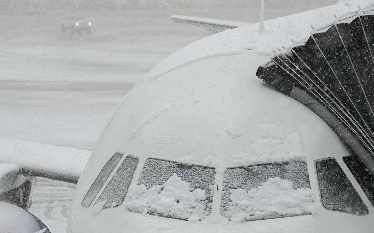 Winterwetter in New York