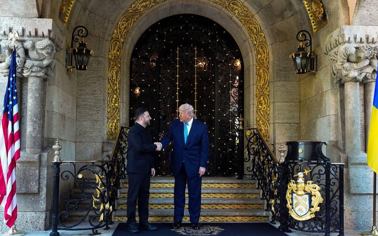 US-Präsident Trump empfängt Präsident Selenskyj in Florida