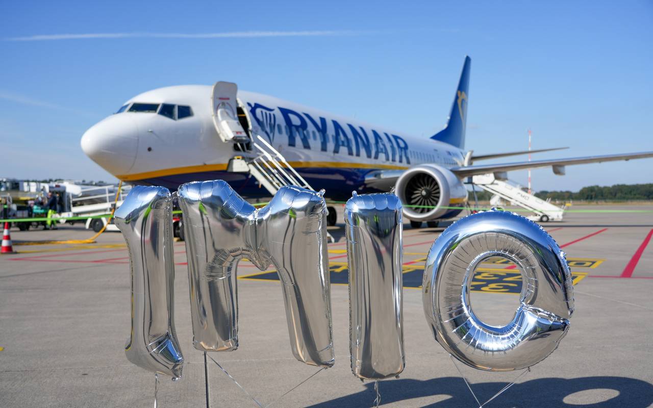 Ryanair erreicht 1-Million-Marke am FMO.