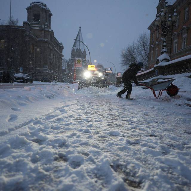 Winterwetter in Hamburg