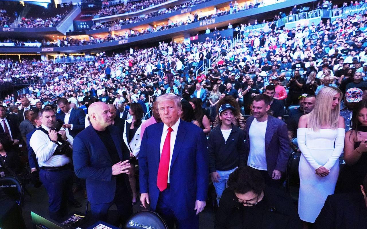 US-Präsident Trump bei Mixed Martial Arts Kämpfen