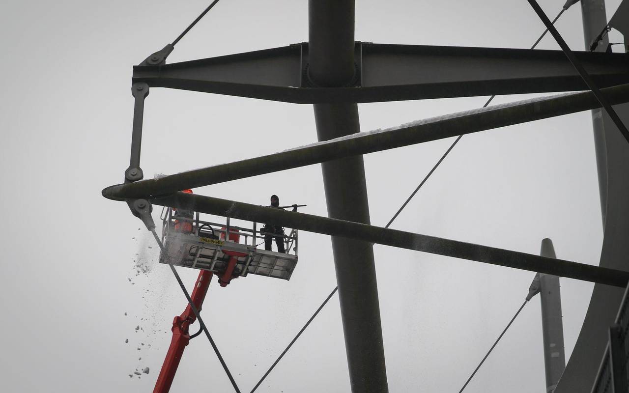 Das Dach vom Volksparkstadion