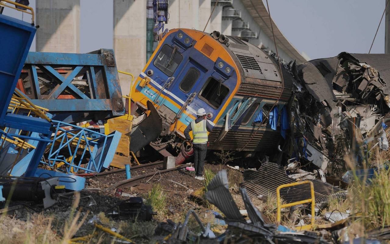 Zugunglück in Thailand