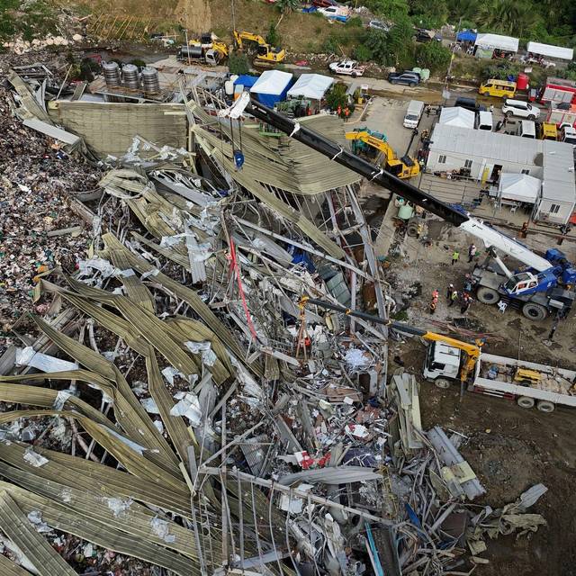 Einsturz einer Mülldeponie auf den Philippinen