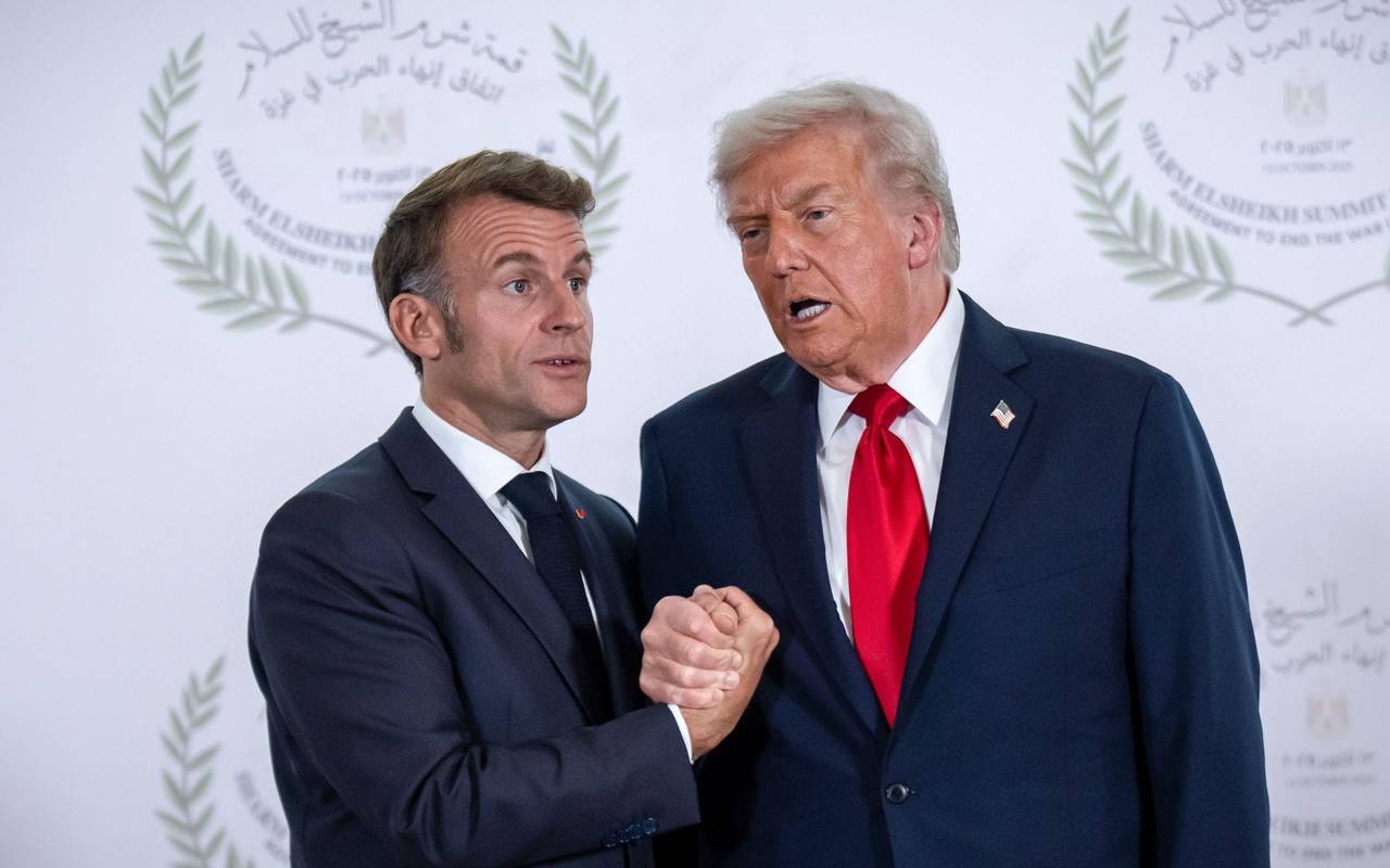 Emmanuel Macron und Donald Trump