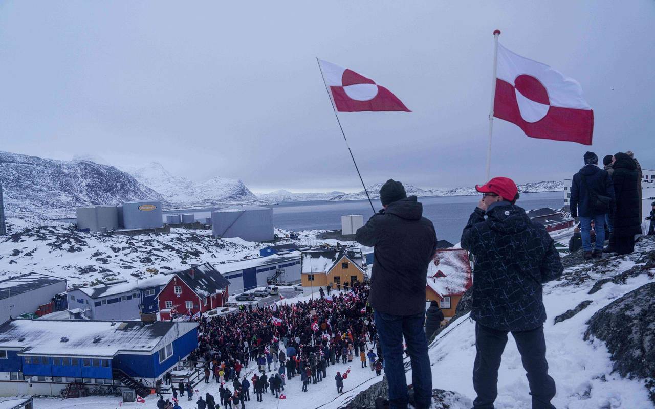 Grönland-Konflikt - Proteste in Grönland