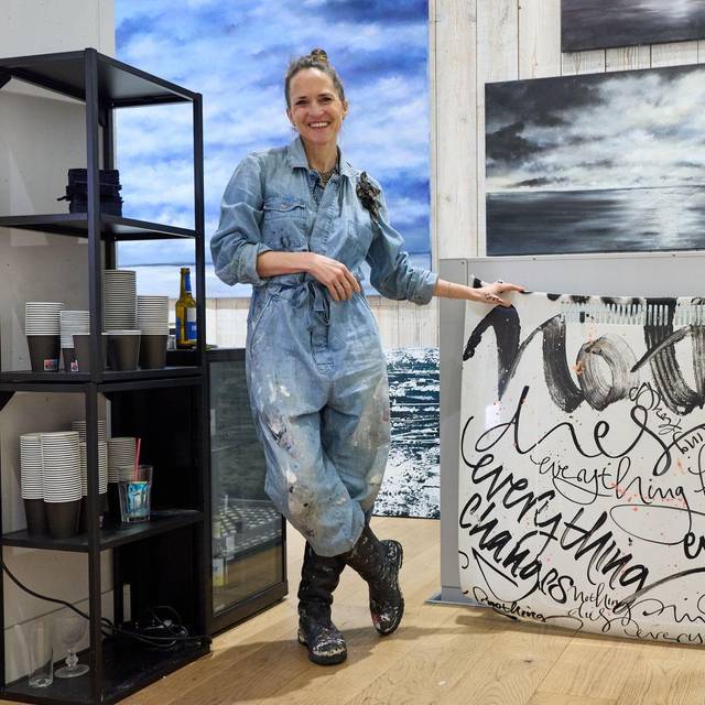 Künstlerin Jeannine Platz - Tag der Handschrift