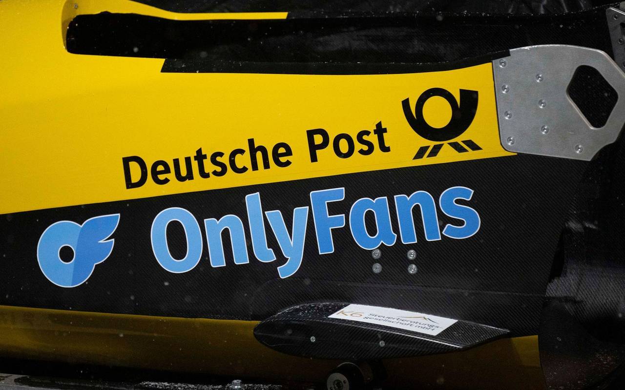 Werbung auf dem Bob von Lisa Buckwitz