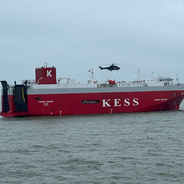 Brand auf der "Thames Highway"