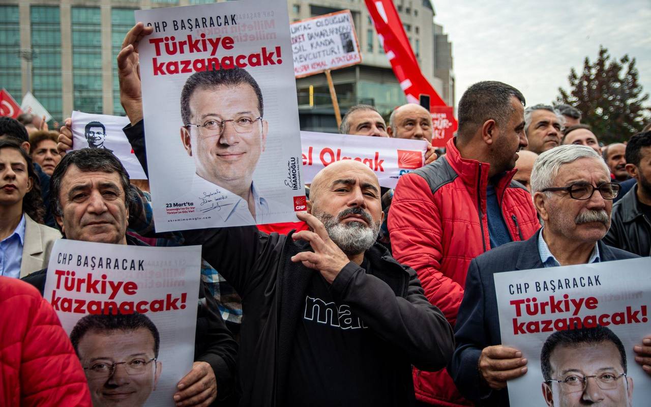 Demonstration in Istanbul