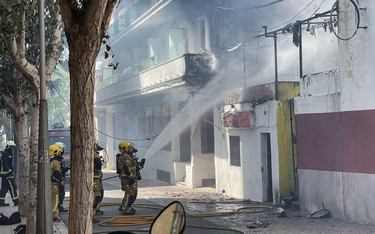 Feuer in einem Restaurant auf Mallorca