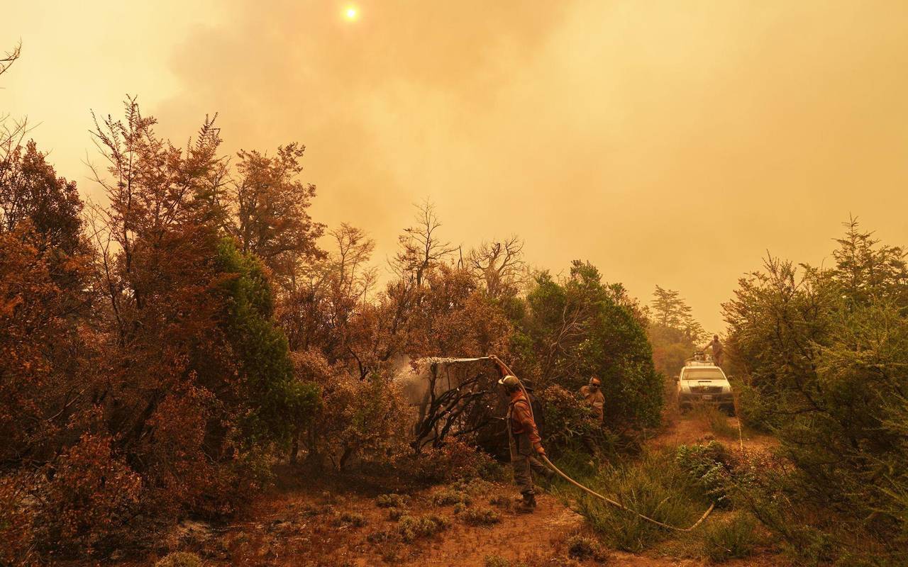 Waldbrände in Argentinien