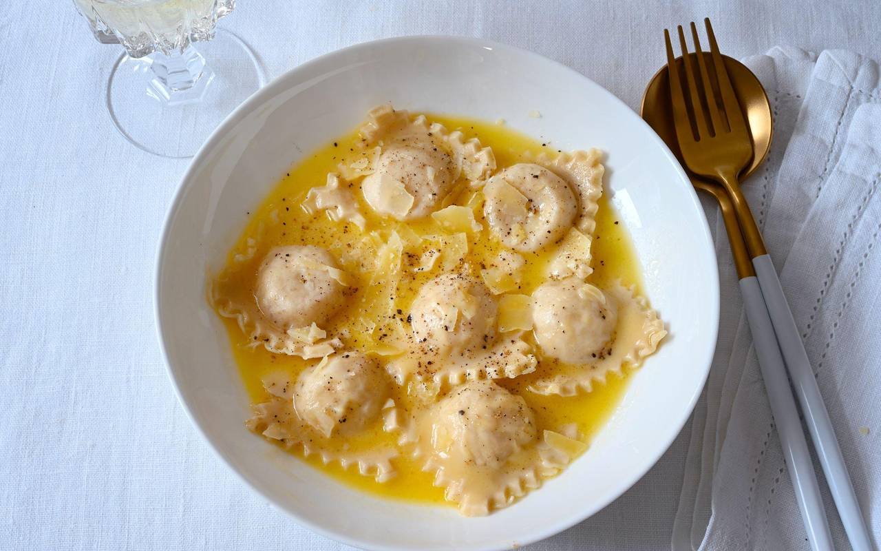 Käse-Ravioli
