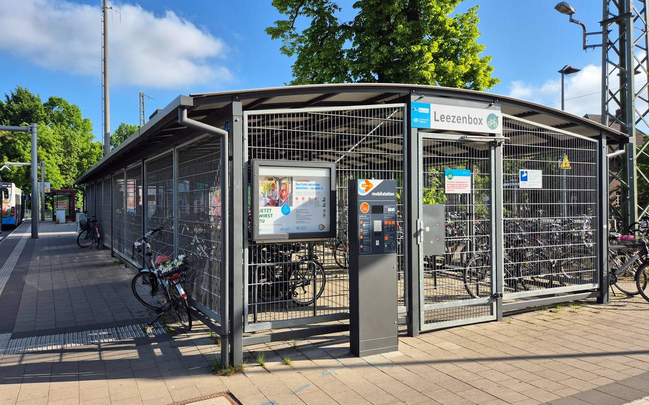 In Hiltrup gibt es bereits eine Leezenbox, jetzt errichtet die Stadt auch am Bahnhof Zentrum-Nord zusätzliche Fahrradabstellplätze nach diesem Modell.