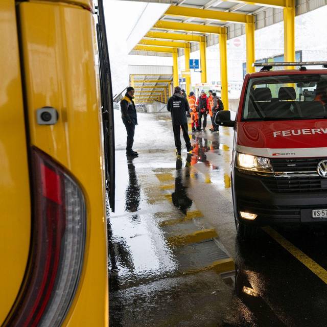 Zug in der Schweiz entgleist