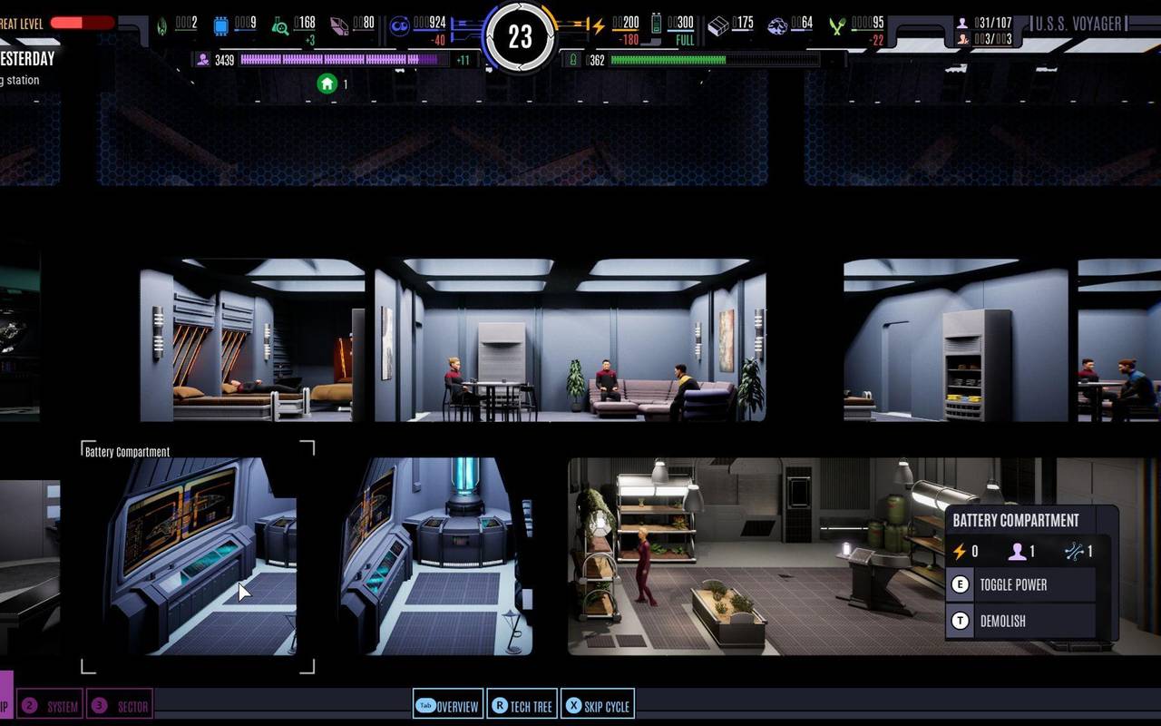 Screenshot vom Spiel «Star Trek: Voyager - Across the Unknown»