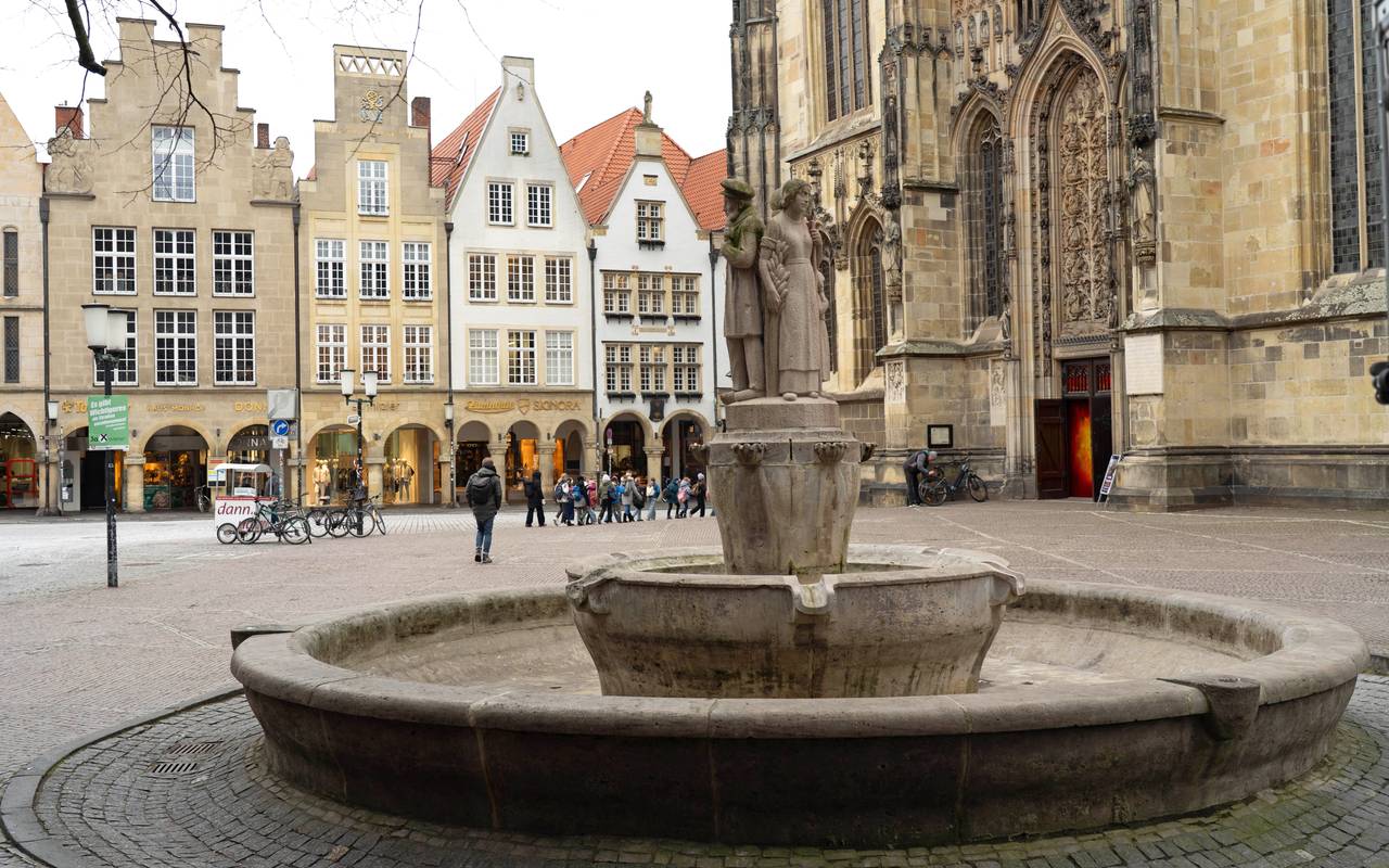 Der Lamberti-Brunnen in der Innenstadt soll umfassend saniert werden.