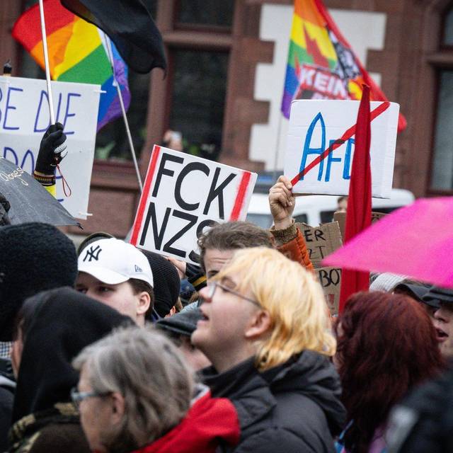 Protest gegen AfD-Treffen im Rathaus von Dortmund