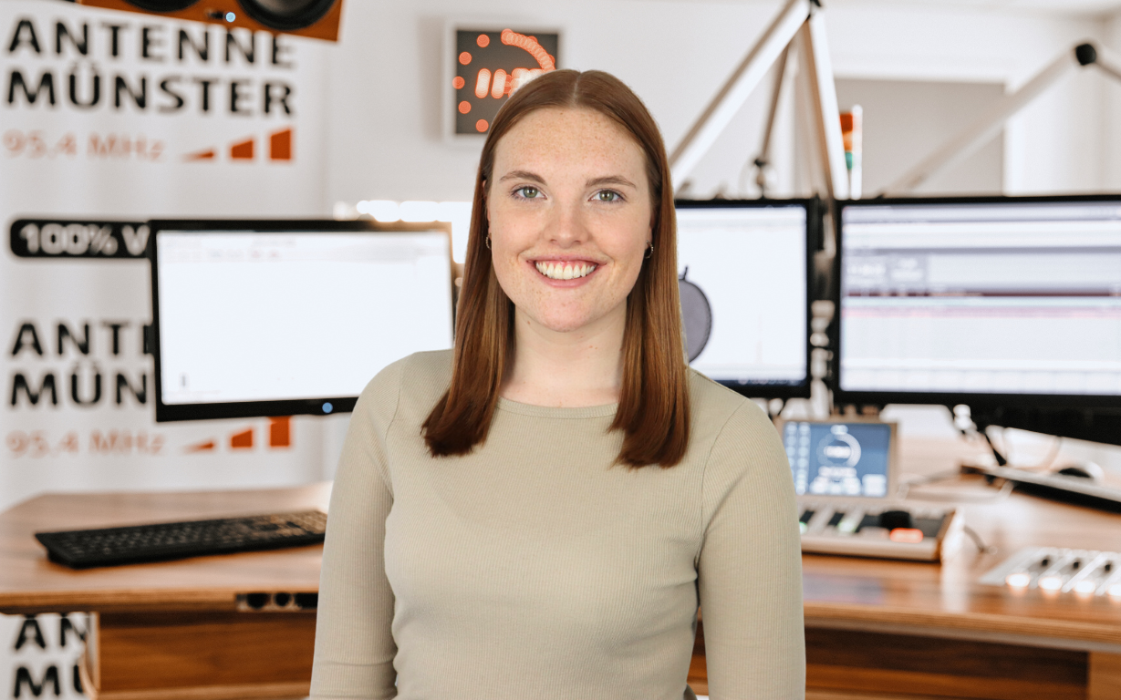 Malena Stöhler im ANTENNE MÜNSTER-Studio
