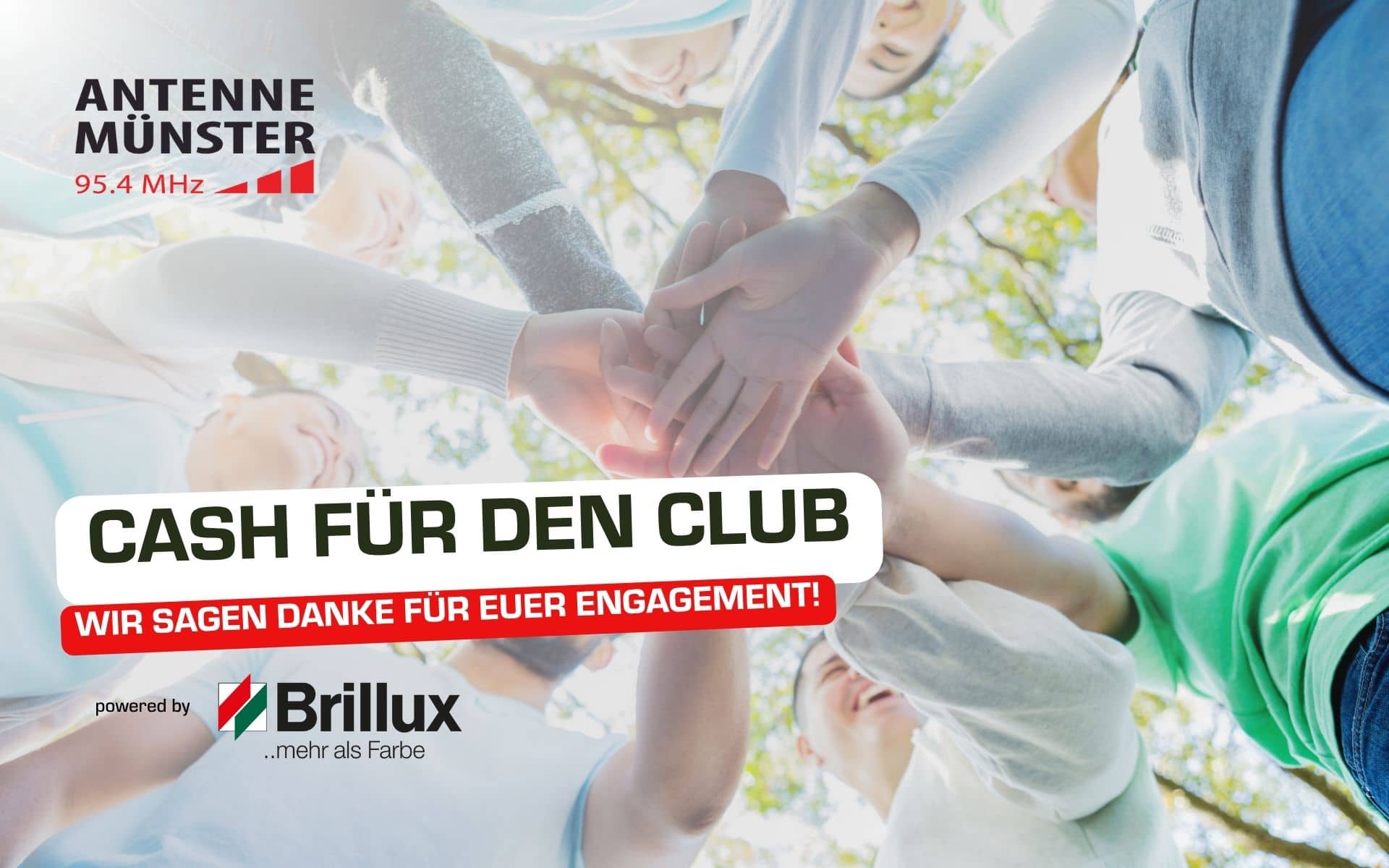 CASH FÜR DEN CLUB: 1.000 EURO FÜR DIE VEREINSKASSE
