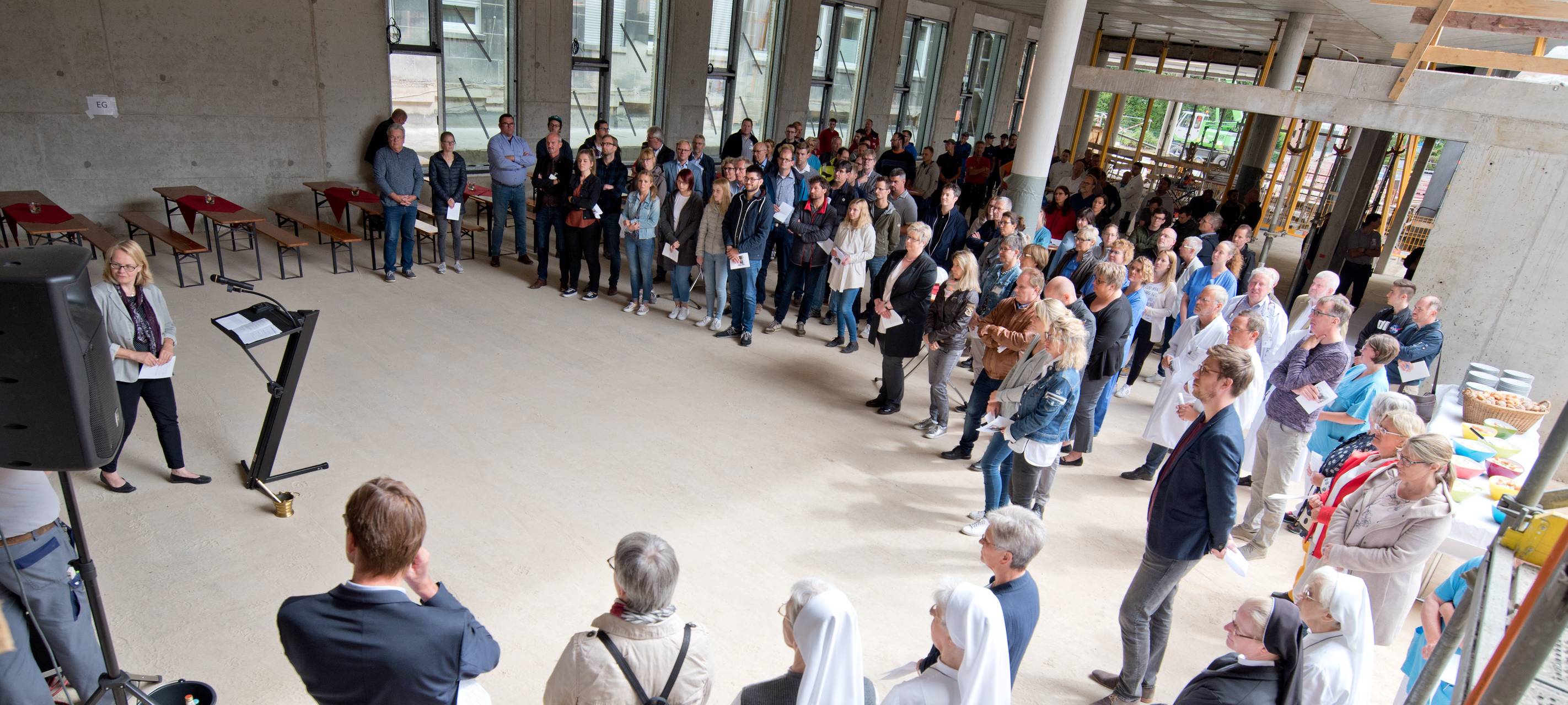 Richtfest am Clemenshospital