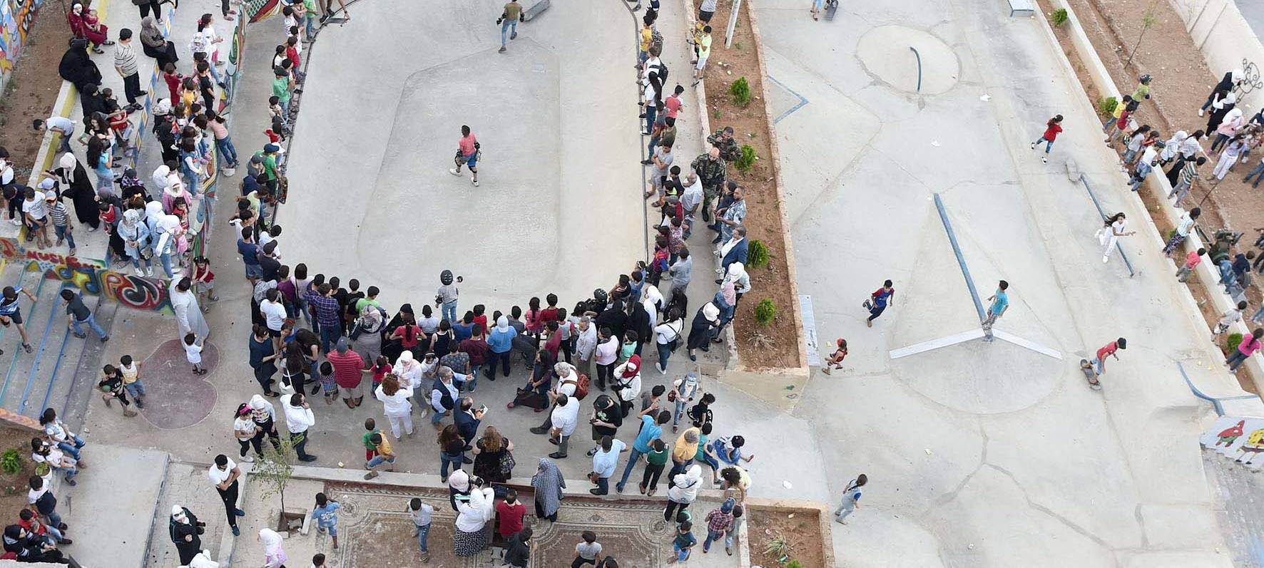skate-aid eröffnet neuen Skatepark in Syrien