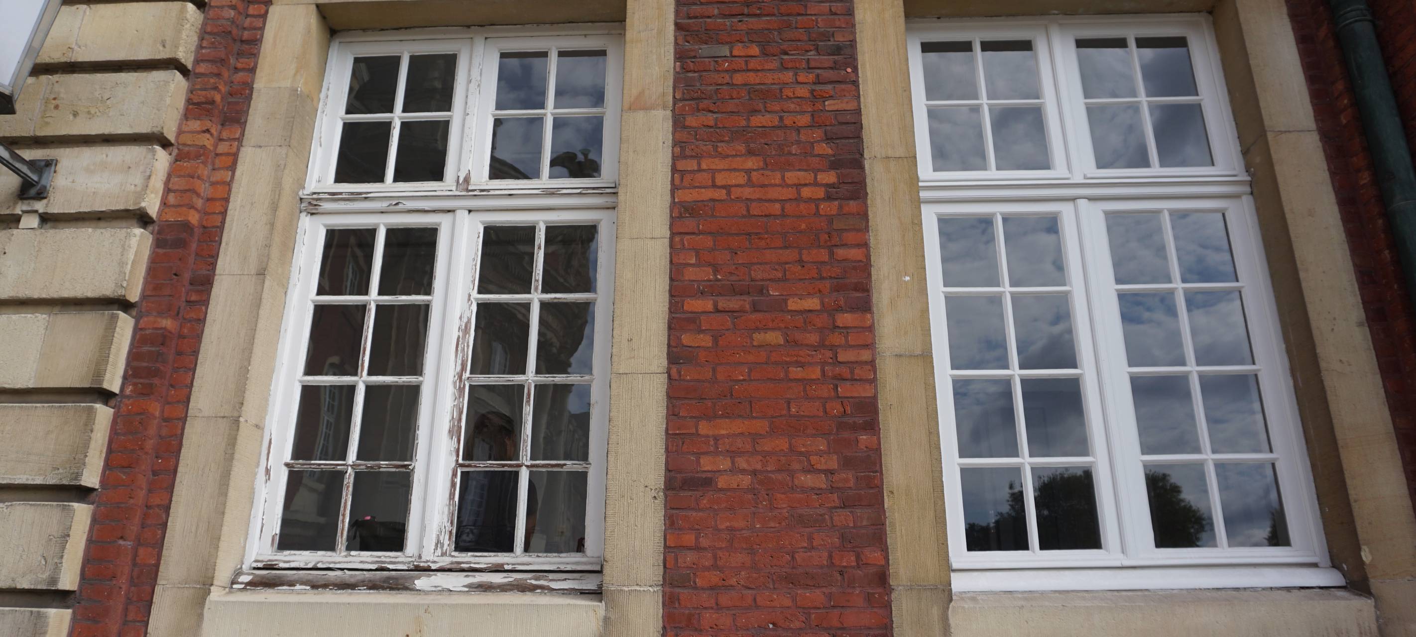 Restaurierung der Schloss-Fassade: Alles läuft nach Plan