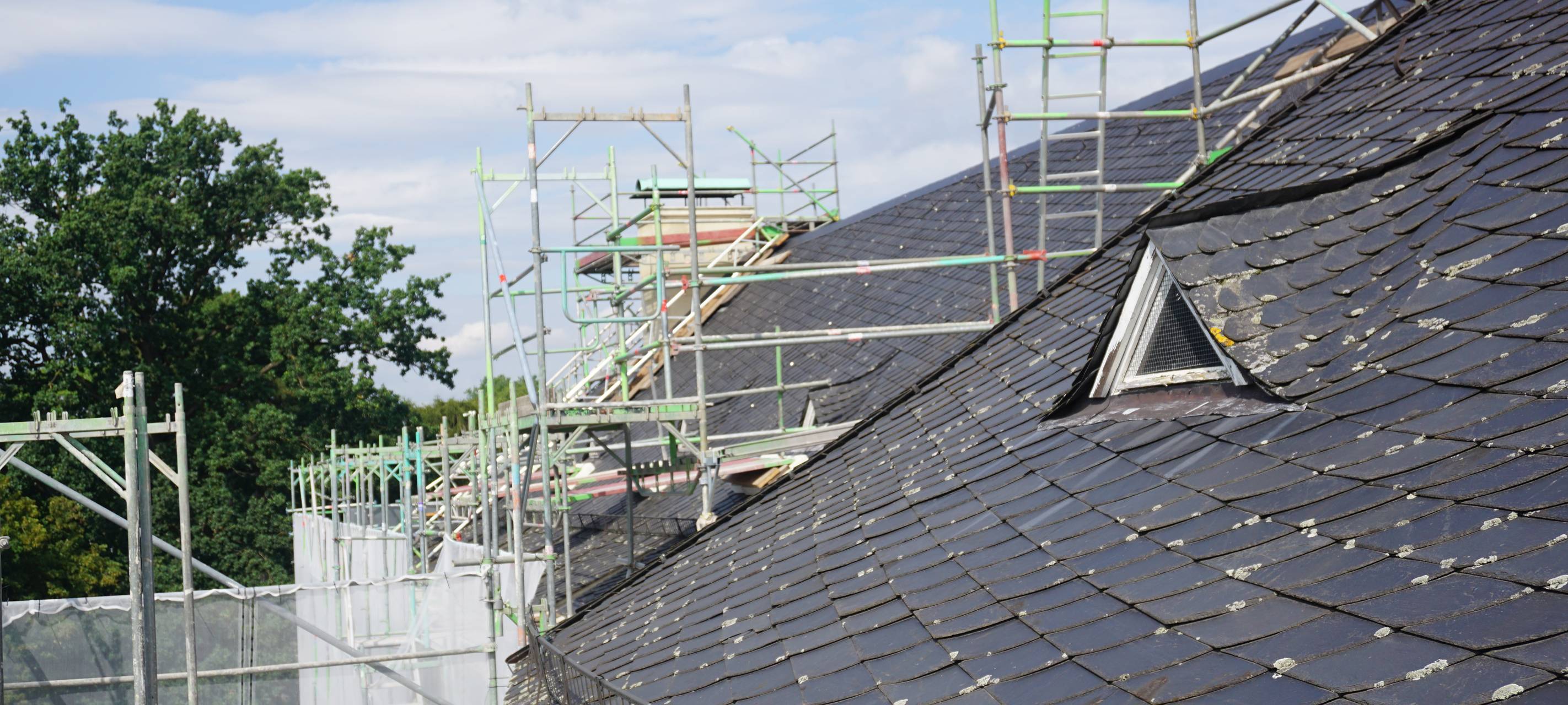 Restaurierung der Schloss-Fassade: Alles läuft nach Plan